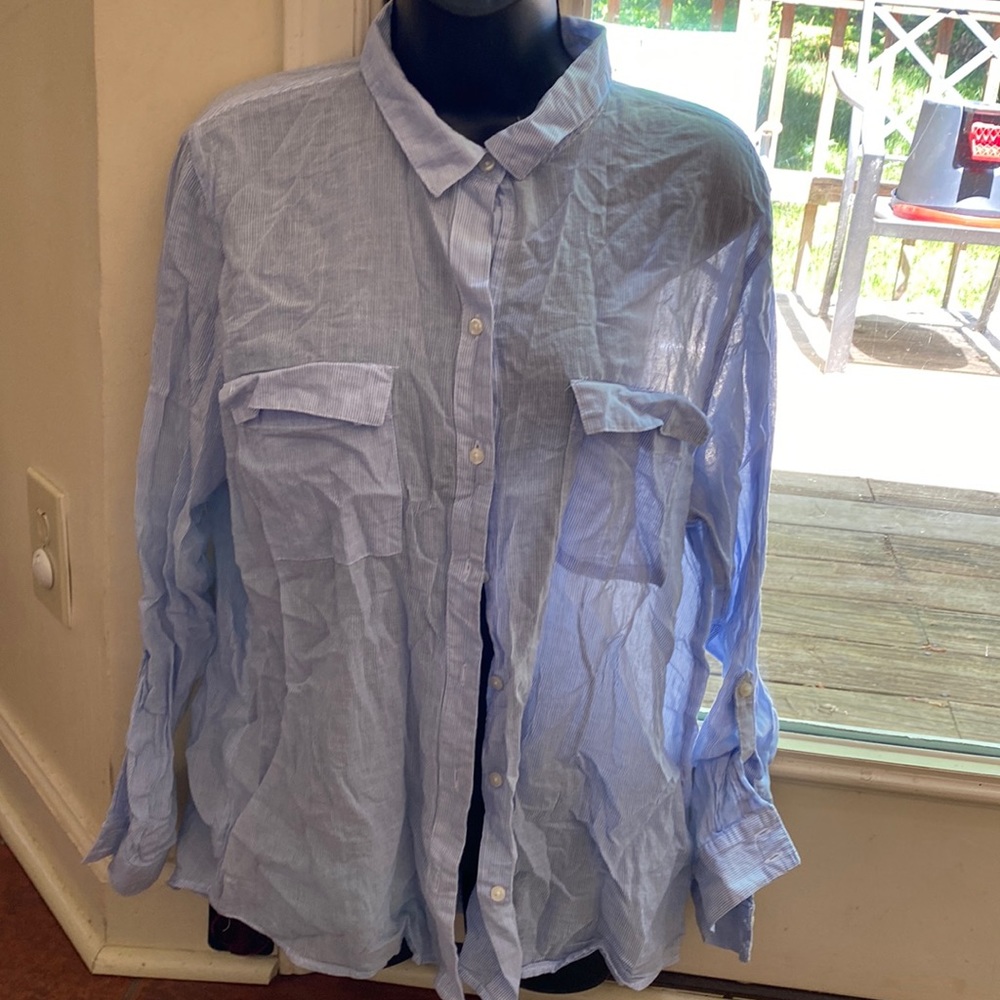 Pin-stripe shirt